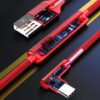 Cable de carga para teléfono USB tipo C con conector acodado y temporizador - Imagen 3
