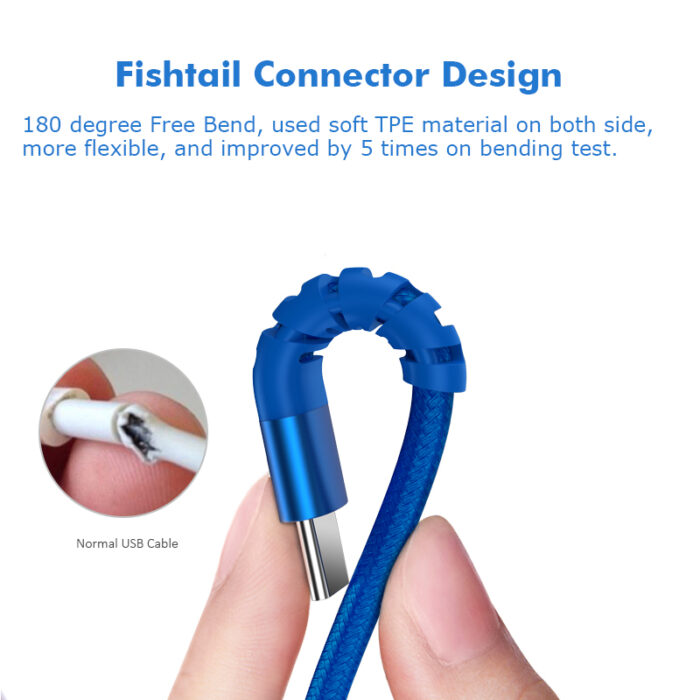 5A Fast Charging USB Type C Cable with Timer Switch - Image 3