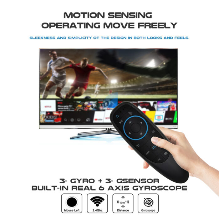 G10BTS BLE 5.0 6-axis Gyroscope Remote Control Air Mouse for Android TV Box - Image 6