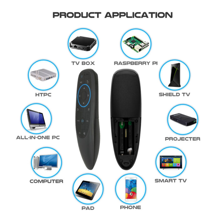 G10BTS BLE 5.0 6-axis Gyroscope Remote Control Air Mouse for Android TV Box - Image 7