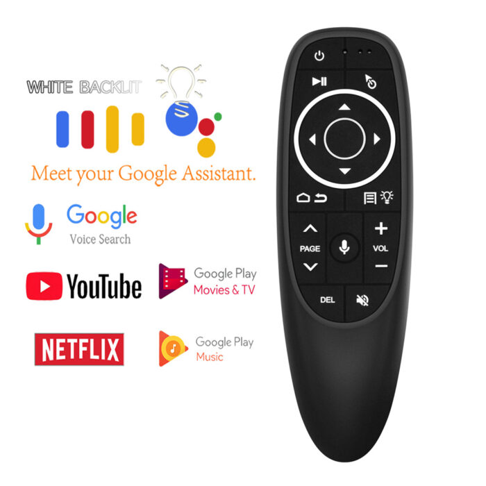 G10S Pro Multiuse Backlit Wireless Gyroscope Voice Control Air Mouse for Android - Image 5