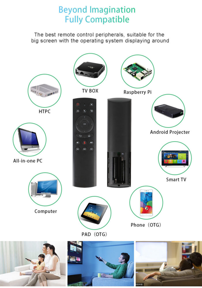 G20S Gyroscope Voice Remote Air Mouse for Android Smart TV Box - Image 6
