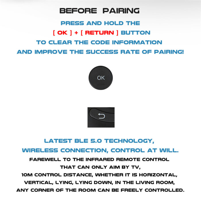 G20BTS 6-axis Gyroscope BLE 5.0 Remote Control Air Mouse for Android TV Box - Image 3