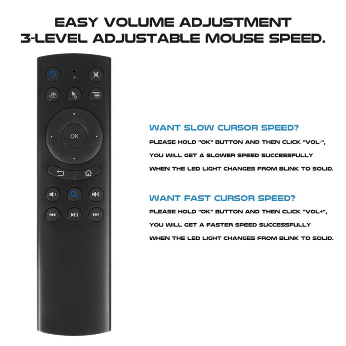 G20BTS 6-axis Gyroscope BLE 5.0 Remote Control Air Mouse for Android TV Box - Image 4