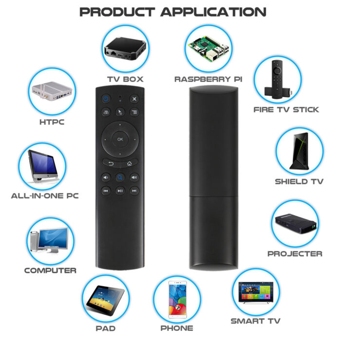 G20BTS 6-axis Gyroscope BLE 5.0 Remote Control Air Mouse for Android TV Box - Image 7