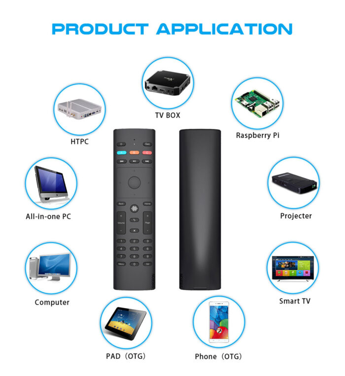 G40S 2.4GHz Wireless Gyro Voice Control Air Mouse IR learning for Android TV Box - Image 7