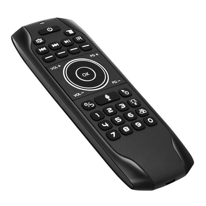 Backlit G7Vpro 2.4G RF Wireless Voice Remote Qwerty Keyboard Air Mouse - Image 3