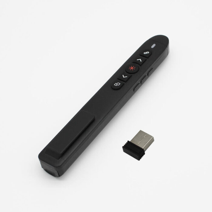Red Laser Pointer PPT Clicker 100M Wireless Presentation Remote with Hyperlink - Image 2