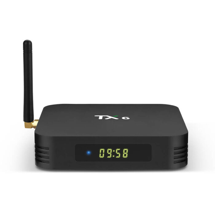 Tanix TX6 Quad Core Allwinner H616 4GB RAM 32GB 64GB Android TV Box with External Antenna