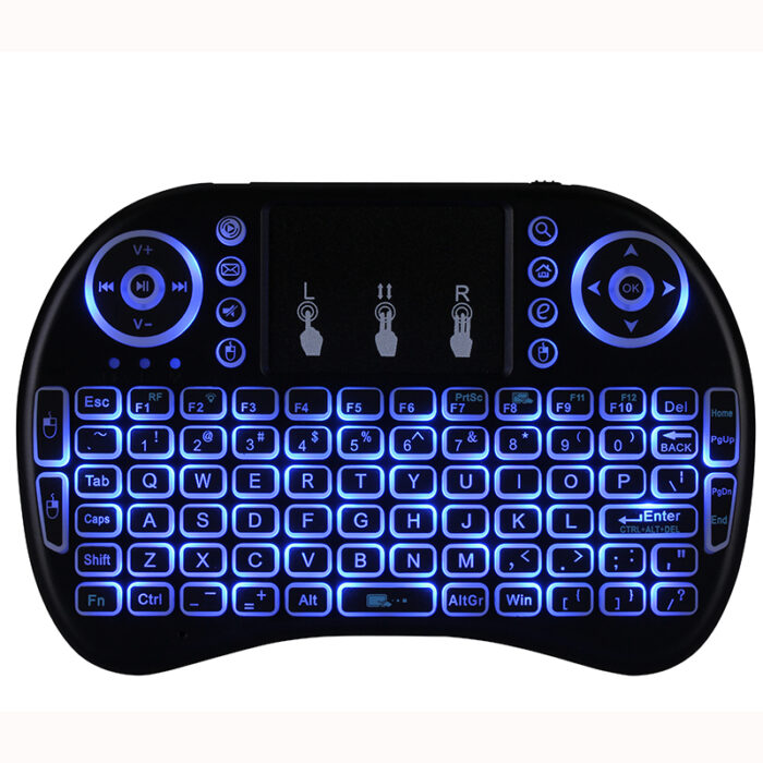 Universal 2.4G Wireless Backlit i8 Mini Keyboard with Touchpad - Image 5