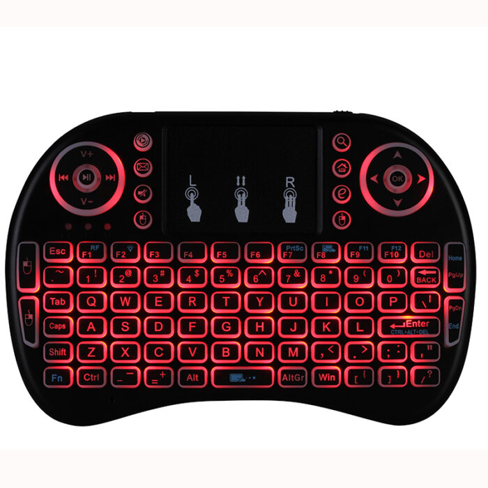 Universal 2.4G Wireless Backlit i8 Mini Keyboard with Touchpad - Image 3