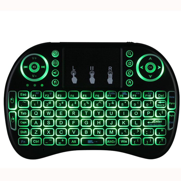 Universal 2.4G Wireless Backlit i8 Mini Keyboard with Touchpad - Image 4