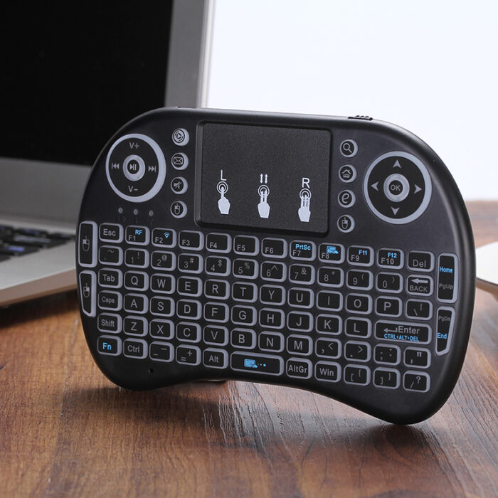 Universal 2.4G Wireless Backlit i8 Mini Keyboard with Touchpad - Image 6