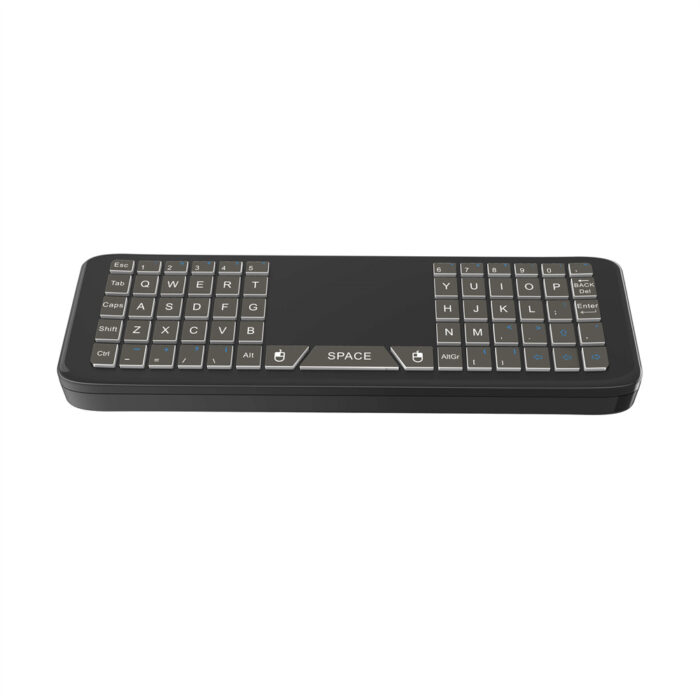 T16 Plus 2.4G RF wireless Gyro IR learning Voice Remote Air Mouse with Qwerty Keyboard - Image 3