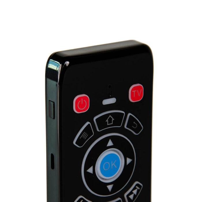 T16 2.4G Wireless Plug and Play Gyro Voice Air Mouse with full Touch Screen Keyboard - Image 5
