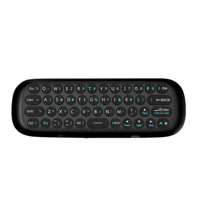 Rechargeable 6-axis Gyroscope W1 Air Mouse with qwerty keyboard - Image 3