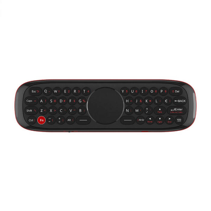 Anti-lost RF Wireless Gyro Voice Remote W2 Air Mouse with Keyboard - Image 3