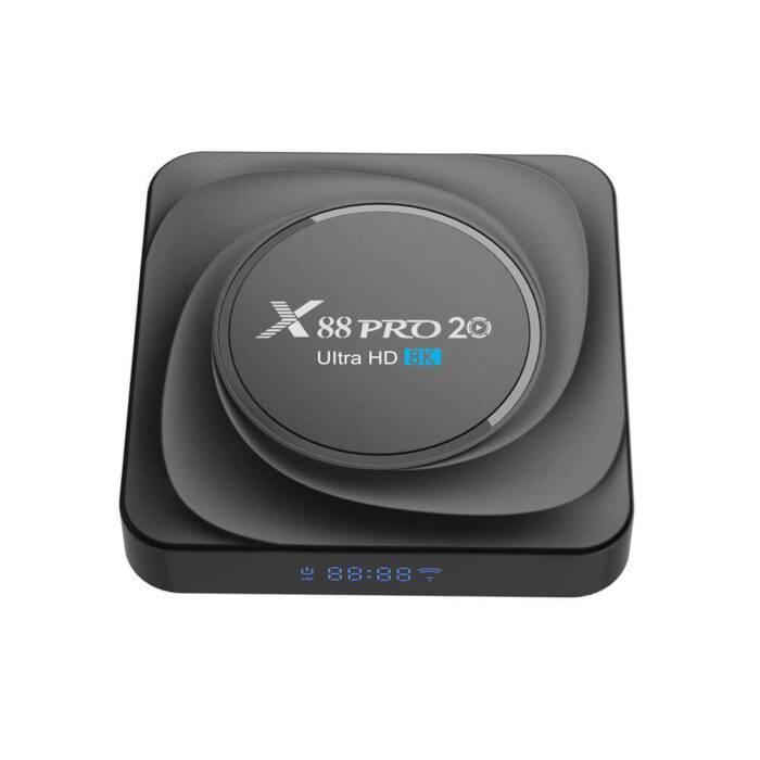Screen Rotation X88 pro 20 Rockchip RK3566 8GB RAM 128GB ROM 8K Android 11 TV Box with Voice Remote - Image 3