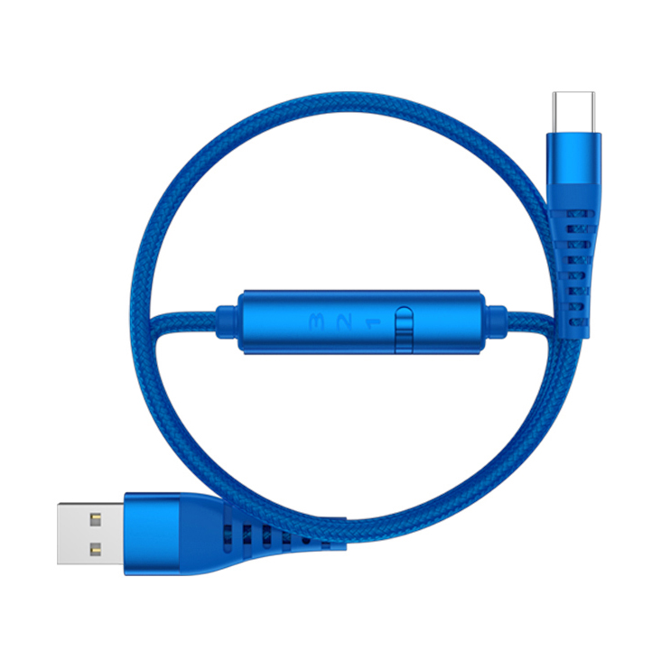 5a fast charging type c cable with timer