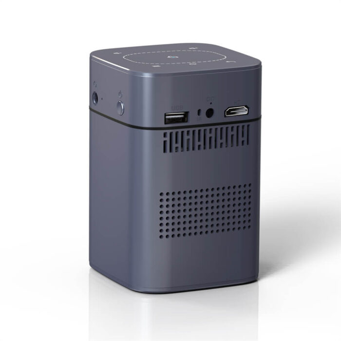 HiFi Speaker Touchpad 12V Portable 120ANSI LED DLP Smart Mini Projector with 7000mAh Battery - Image 3