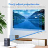HiFi Speaker Touchpad 12V Portable 120ANSI LED DLP Smart Mini Projector with 7000mAh Battery - Image 6