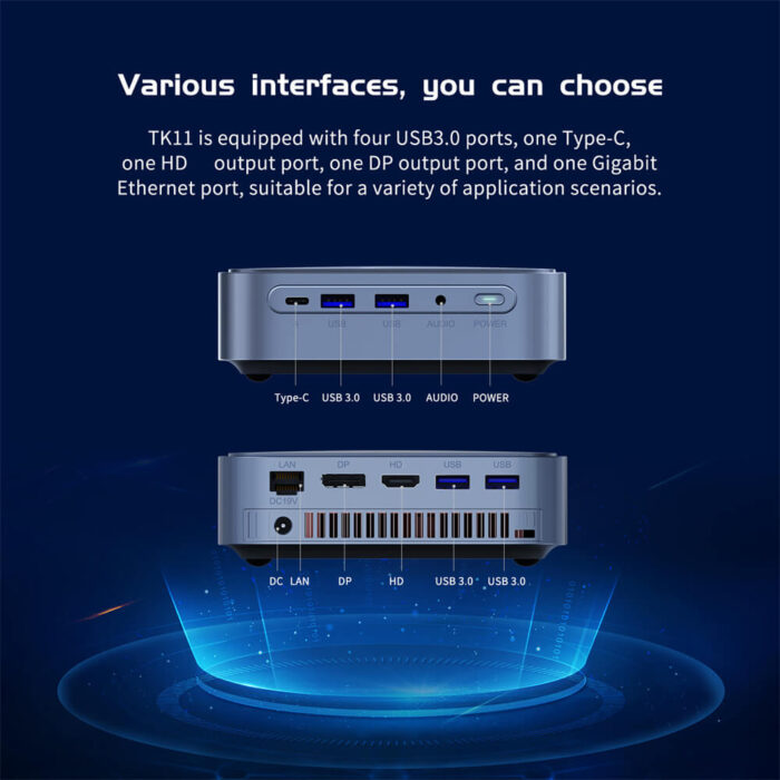 TK11-B0 Magnetic Case Intel Core i5 11th 1135G7 16GB DDR 512GB SSD Windows 11 Mini PC - Image 7