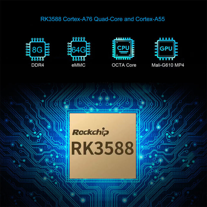 8K 60Hz Rockchip RK3588 Octa Core 8GB 16GB RAM Android 12 TV Box with HDMI Input - Image 5
