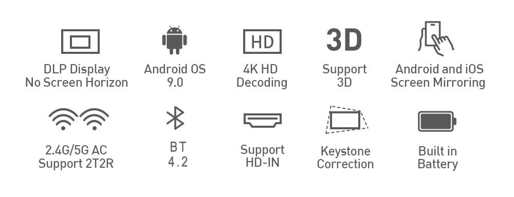 P10-II 3D smart Projector (2)