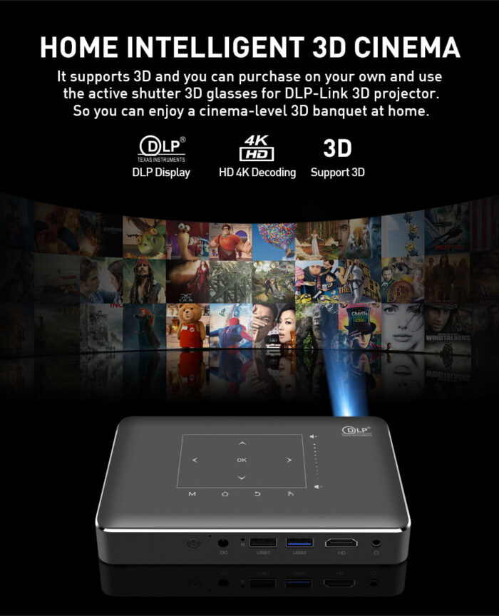 P10-II 3D 4k mini Projector (4)