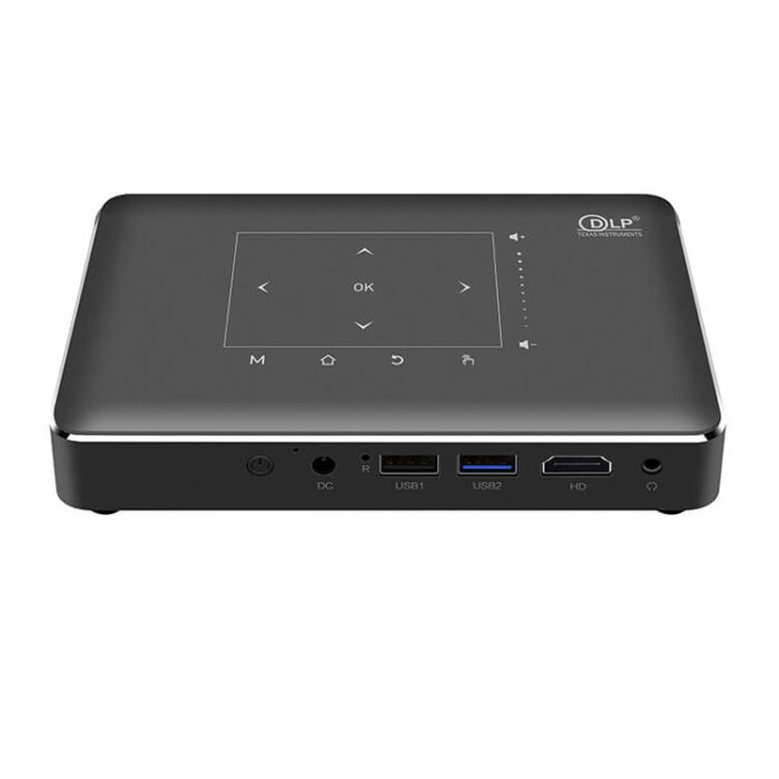 12V 8meters projection Pocket DLP Mini Pojrector 150ANSI Amlogic T972 4K Decoding Dual WiFi Android 9.0 LED 3D Smart Projector with 9000mAh battery - Image 2