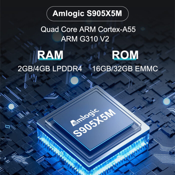 amlogic s905x5m 2gb 32gb android stick