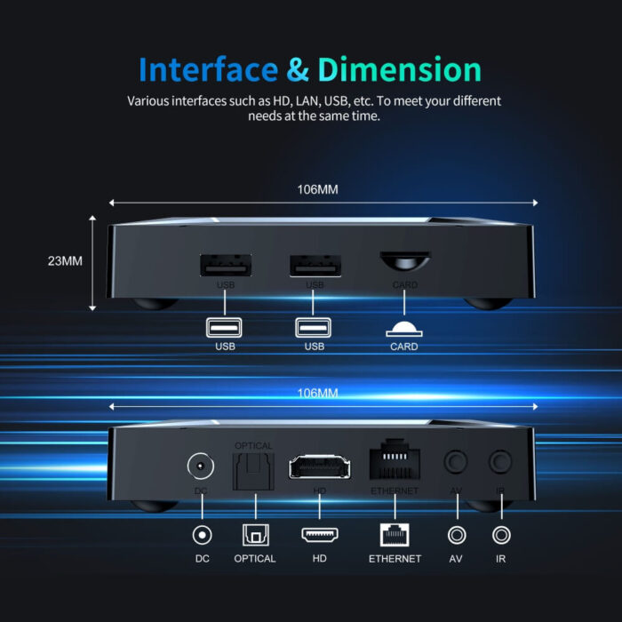 x96 s90x5m ai smart tv box